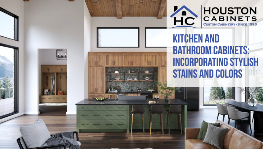Kitchen and Bathroom Cabinets: Incorporating Stylish Stains and Colors